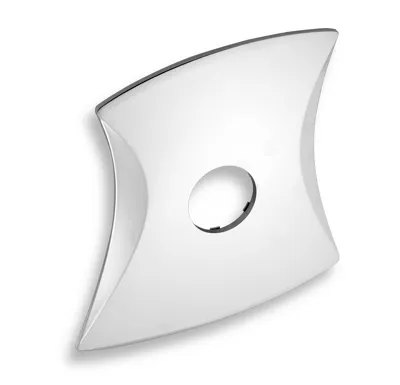 NOVASERVIS Kryt podomítkového boxu LINIE chrom - KRYT0050D,0