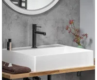 SAPHO SOLARIS stojánková umyvadlová baterie, černá mat (4)