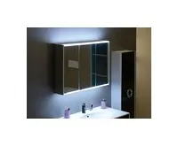 SAPHO BATU galerka 100x71x15cm, 2x LED osvětlení, bílá lesk (1)