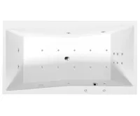 POLYSAN QUEST HYDRO-AIR hydromasážní vana, 180x100x49cm, bílá