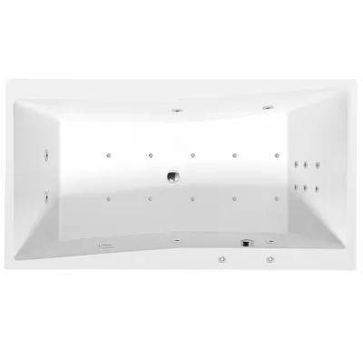 POLYSAN QUEST HYDRO-AIR hydromasážní vana, 180x100x49cm, bílá