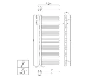 SAPHO DORLION otopné těleso 500x1200mm, chrom (6)