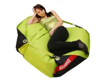 Sedací pytel 189x140 duo limet - black (3)