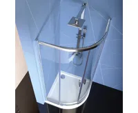POLYSAN EASY čtvrtkruhová sprchová zástěna 800x800mm, L/R, čiré sklo (5)