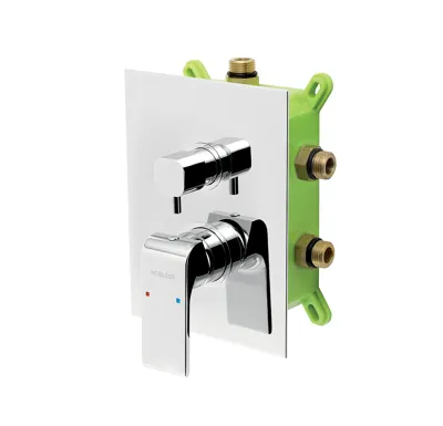 NOVASERVIS Podomítková baterie s boxem 3 vývody, SHARP - BOX37051RX,0