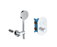 Vanový set s termostatickou podomítkovou baterií, 2-cestná