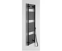 AQUALINE DIRECT-E elektrické otopné těleso rovné 450x1320 mm, 400 W, černá (3)