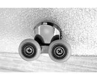 Sprchový kout, Kora, čtverec, 90 cm, bílý ALU, sklo Grape (5)