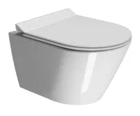 GSI KUBE X závěsná WC mísa, GeniusFlush, 36x50cm, bílá ExtraGlaze (4)
