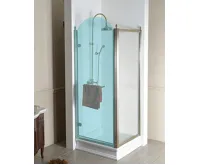 GELCO ANTIQUE boční stěna 800mm, ČIRÉ sklo, bronz