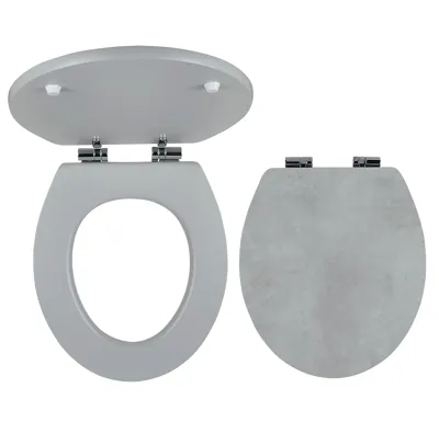 NOVASERVIS WC sedátko, MDF s potiskem, panty kov-chrom - WC/SOFTSTONE1