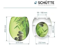Schütte WC sedátko GREEN GARDEN | Duroplast, Soft Close (17)