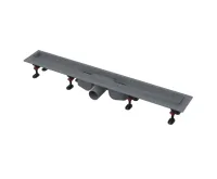 ALCAPLAST Sprchový liniový žlab plastový, s okrajem, pro perforovaný nebo oboustranný rošt (plný / vložení dlažby), délka 950 mm APZ12-950 ALCAPLAST Sprchový liniový žlab plastový, s okrajem, pro perforovaný nebo oboustranný rošt (plný / vložení dlažby), délka 950 mm APZ12-950
