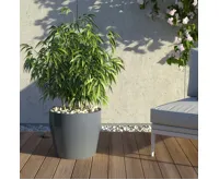 Granisil granitový květináč MONTI 35 cm Šedý (5)