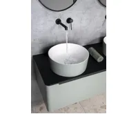 SAPHO SOLARIS podomítková dvouprvková umyvadlová baterie, černá mat (5)