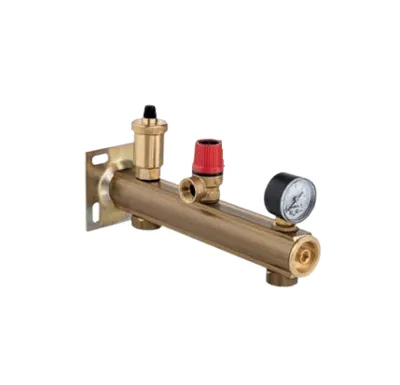 Bezpečnostní mosazná skupina 6 barů pro kotle na pevná paliva