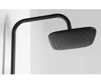 AQUALINE KERA sprchový sloup s napojením na baterii, černá mat (10)