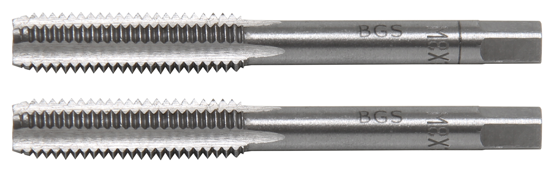 Bgs závitníky sada,  předřezávací a dokončovací závitník , m8 x 1.25, 2 pcs.