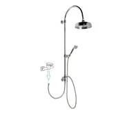 SAPHO VANITY sprchový sloup k napojení na baterii, hlavová, ruční sprcha, chrom (3)