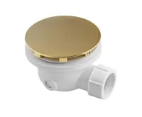 POLYSAN Vaničkový sifon, průměr 90mm, DN40, krytka zlato mat