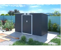 Zahradní domek ZEUS 2B 3,16 m2 antracit IWH-10230006 (4)