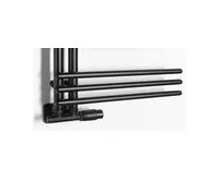 AQUALINE POSEIDON otopné těleso 450x740mm, černá mat (1)