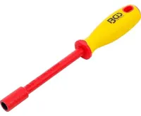 BGS Šroubovák na nástrčné klíče VDE, šestihran, 9 mm, Délka čepele 125 mm