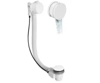 POLYSAN Vanová souprava s napouštěním, bovden, délka 575mm, zátka 72mm, bílá