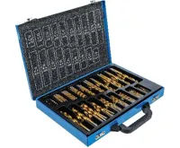 BGS Vrtáky HSS 1,0 - 10,0 mm, sada 170 dílů, s titanovým povrchem (2)