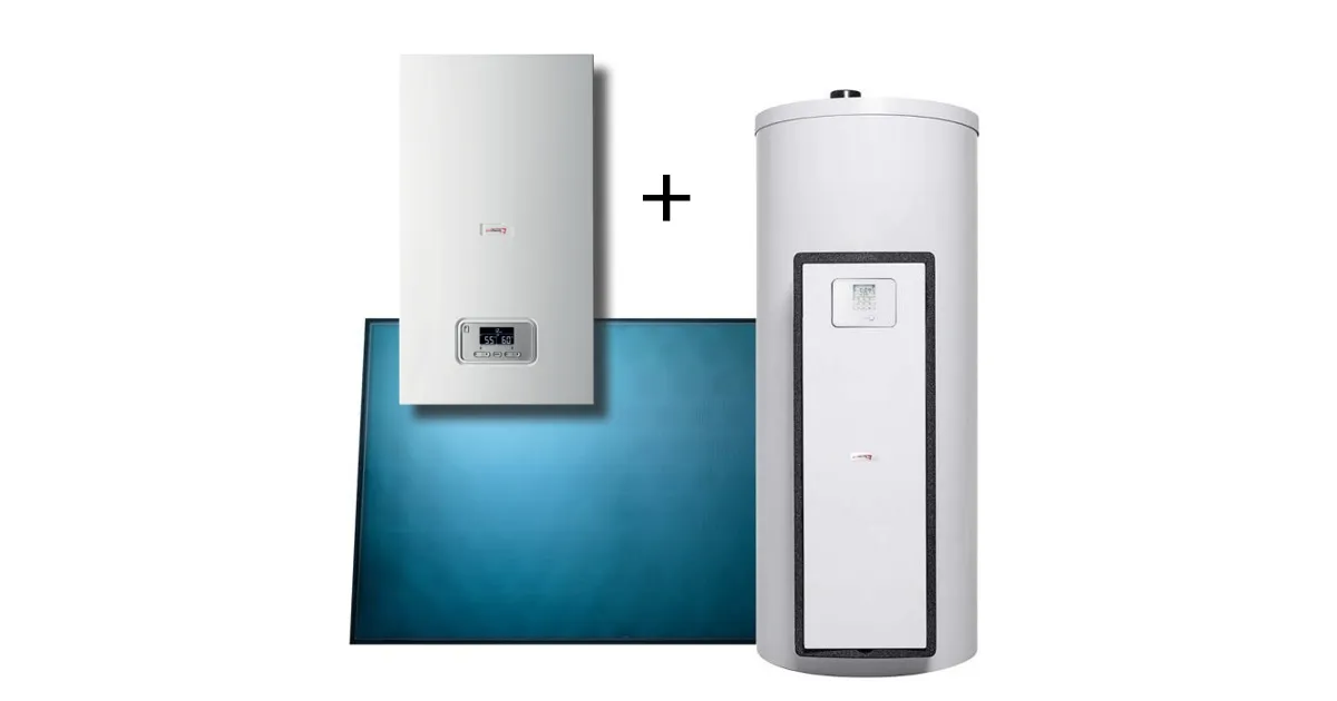 Protherm HelioSet 2.250 H + elektrokotel RAY 14KE solarni sestava ...