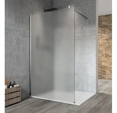 GELCO VARIO CHROME jednodílná sprchová zástěna k instalaci ke stěně, matné sklo, 800 mm