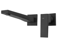 SAPHO DIMY podomítková dvouprvková umyvadlová baterie, černá mat (4)