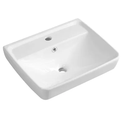 CERASTYLE DURU keramické umyvadlo 50x40cm, bílá