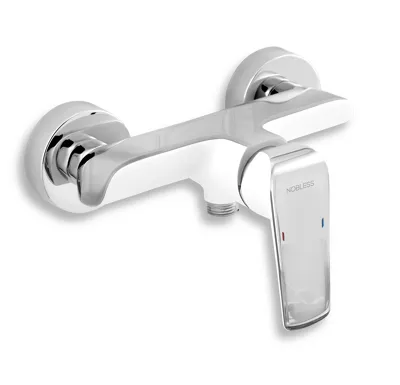NOVASERVIS Sprchová baterie bez příslušenství Nobless Tina bílá/chrom - 38061/1,1