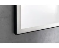 SAPHO GANO zrcadlo s LED osvětlením 60x80cm, černá (6)