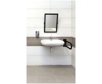 SAPHO HANDICAP zrcadlo výklopné 40x60cm, černá (2)