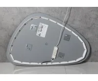 SAPHO ELENA zrcadlo s LED podsvícením 20W, 68x96cm, černá mat (17)