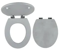 NOVASERVIS WC sedátko, MDF s potiskem, panty kov-chrom - WC/SOFTSTONE1
