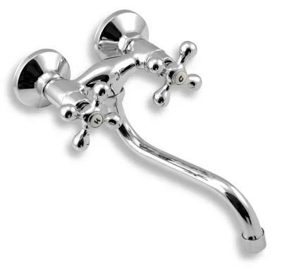 NOVASERVIS Dřezová umyvadlová baterie 100 mm Retro II chrom - 99174/T,0