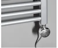 AQUALINE Topná tyč s termostatem, rovný kabel, 300 W, chrom (4)