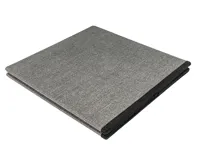 HomeLife Skládací taburet s úložným prostorem 37 x 37 cm antracit (1)