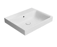 GSI NUBES keramické umyvadlo 60x50cm, bez otvoru, bílá mat GSI NUBES keramické umyvadlo 60x50cm, bez otvoru, bílá mat