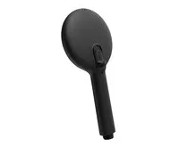 SAPHO Ruční masážní sprcha, 3 režimy sprchování + režim oplach, silikon trysky, průměr 120mm, ABS/černá mat (1)
