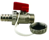 Kulový kohout voda motýl vypouštěcí DN 15 - 1/2&quot;