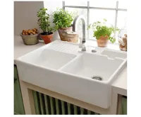 Keramický dřez Villeroy & Boch Double 895.2 Bílá keramika (4)