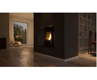 HS Flamingo Krbová vložka AQUAFLAM ® PANORAMA 12 s výměníkem a základní regulací (30)