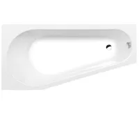 POLYSAN PROJEKTA L asymetrická vana 160x80x44cm, bílá POLYSAN PROJEKTA L asymetrická vana 160x80x44cm, bílá