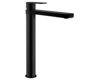 AQUALINE DAPHNE stojánková umyvadlová baterie vysoká, černá mat