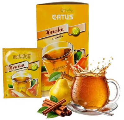 Catus spol. s r.o. Hot Drink Hruška-skořice 30x23g