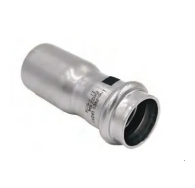 Nerezové lisovací redukce - 76,1 x 42  mm - pro topení i pitnou vodu